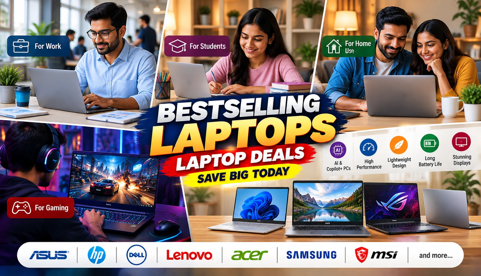 Bestselling Laptops and Laptop Deals