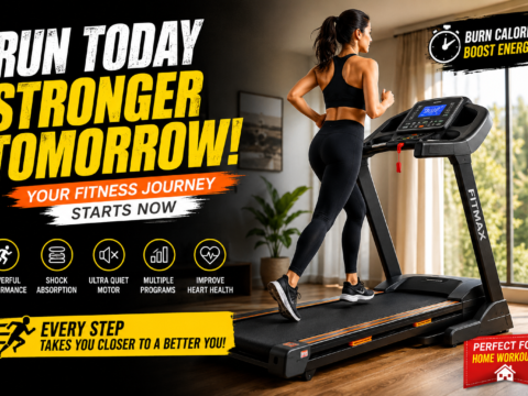 Treadmill designed for everyday workouts.