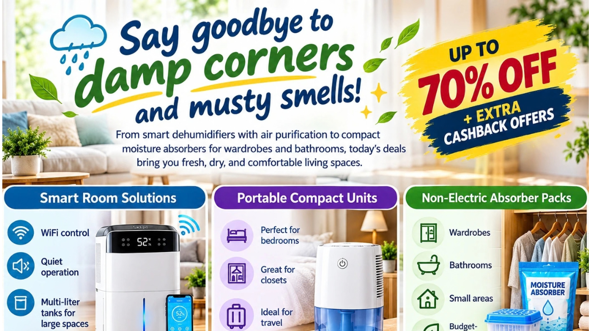 Smart Dehumidifiers with Air Purification