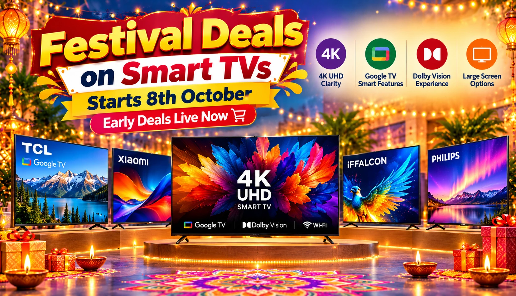 Festival Deals on Smart TVs
