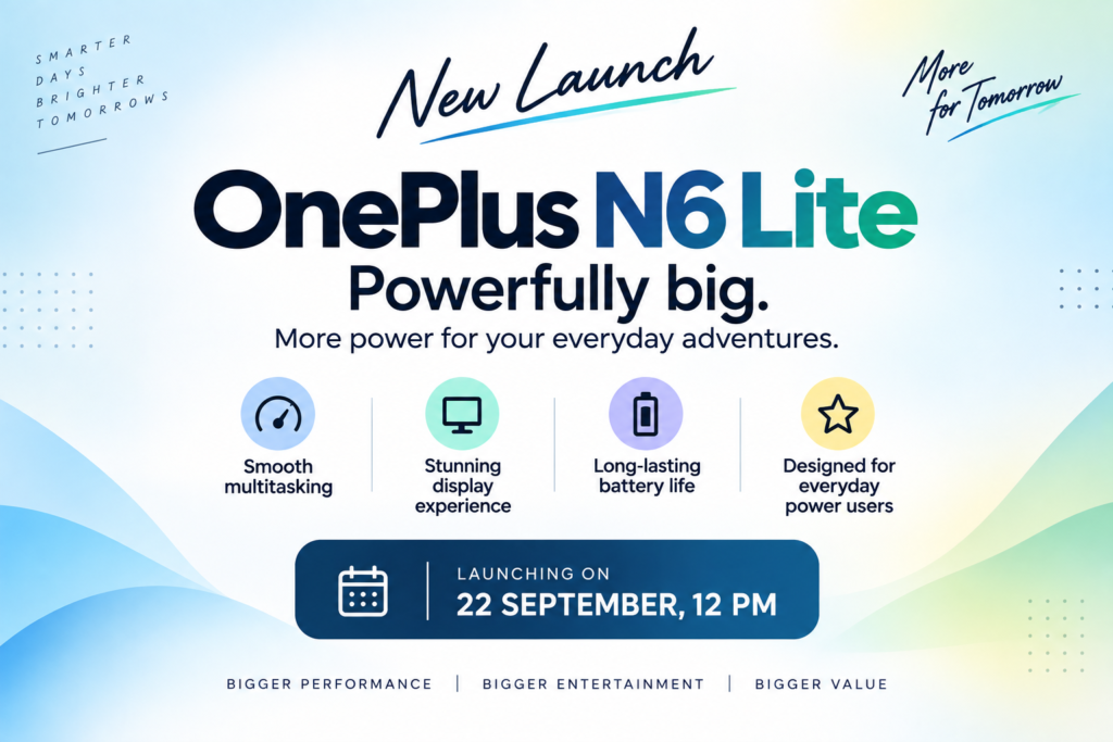 OnePlus N6 Lite Launch Promo