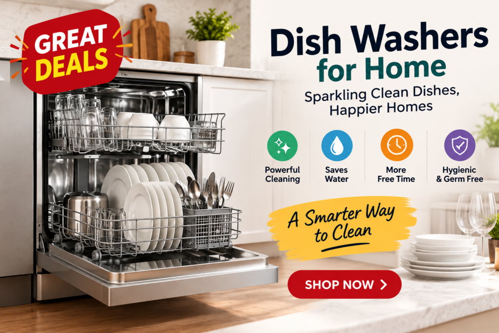 Dish Washers for Home – Make Everyday Cleaning Effortless