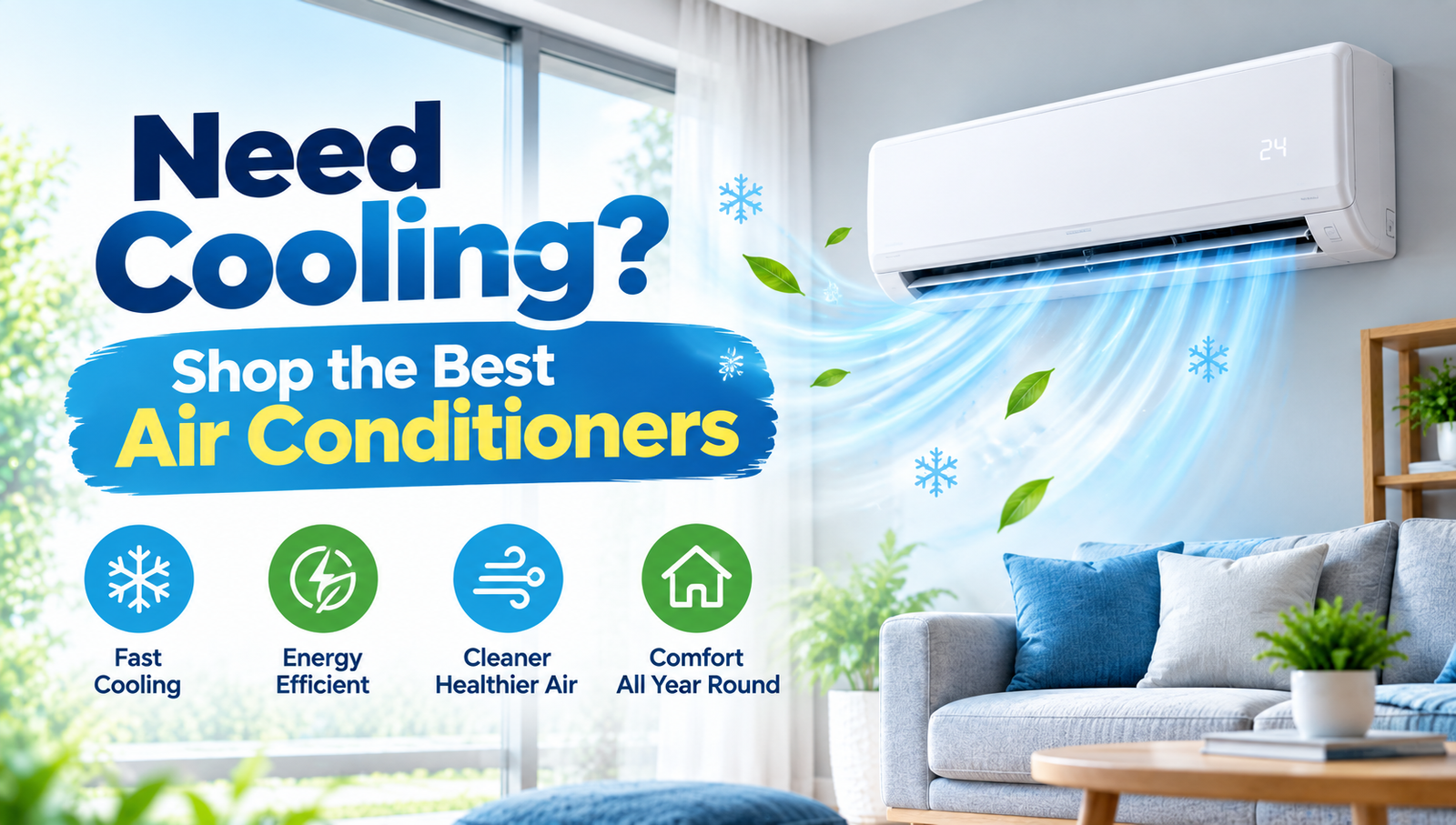 Need Cooling? Shop the Best Air Conditioners