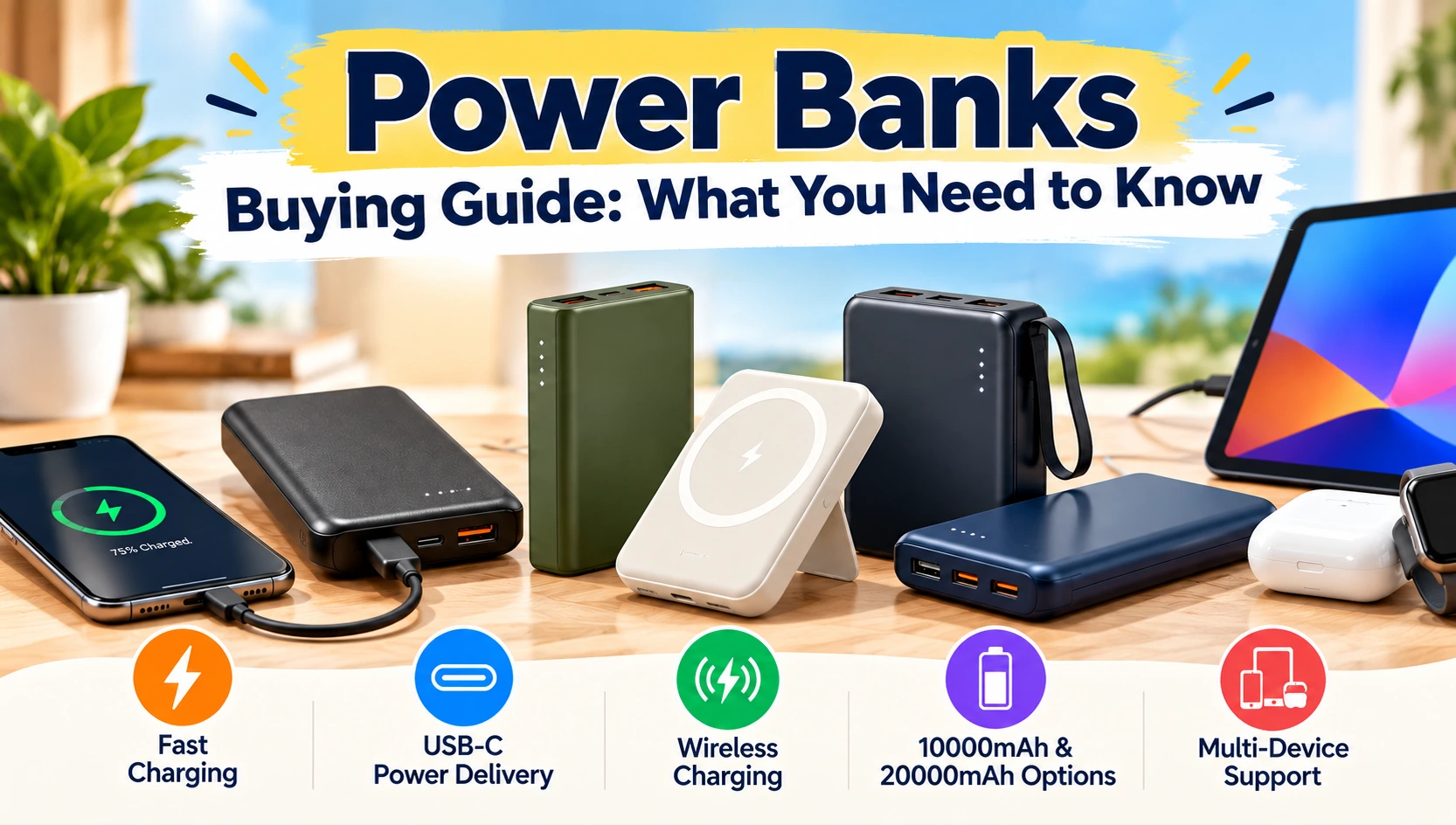 Power bank buying guide and charging options